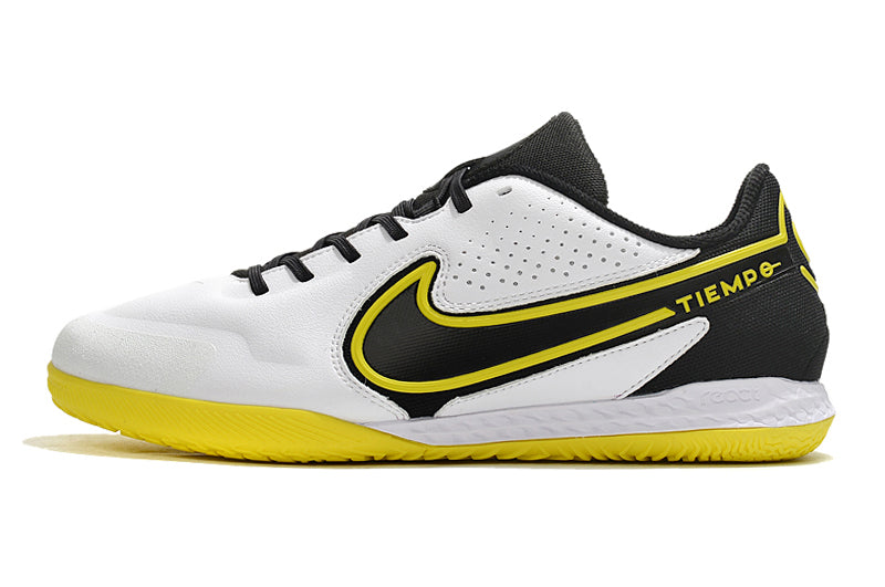 Nike Tiempo Legend 9 Pro Futsal Preto Branco Amarelo