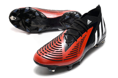 Adidas Predator Edge.1 FG Preto/Vermelho