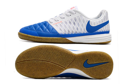 Nike Lunar Gato II Futsal  - Branco Azul