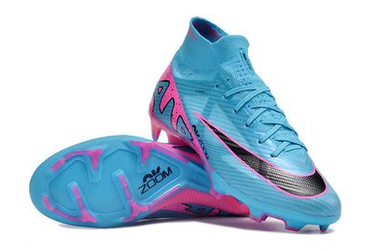 Nike Feminina Air Zoom Superfly 9 FG Elite - Azul Rosa