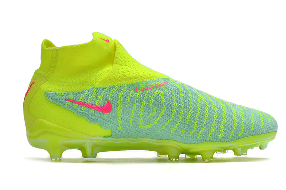 Nike Feminina Phantom GX Elite DF FG - Verde Limão