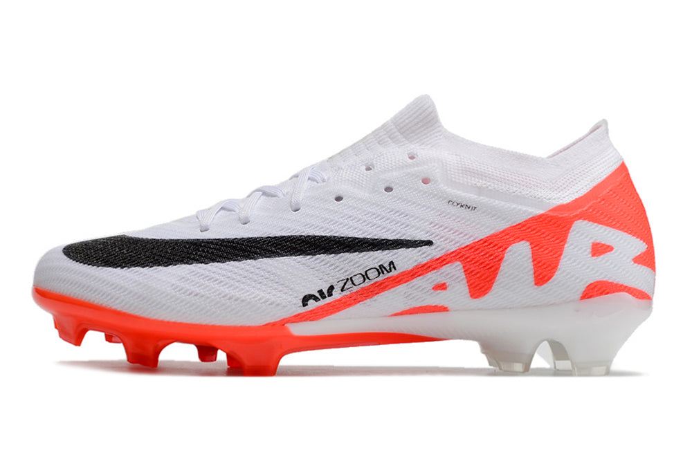 Nike Feminina Air Zoom Mercurial Vapor 15 FG Elite - Branco Vermelho