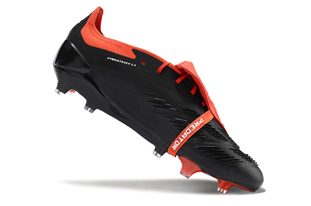 Adidas Predator Elite Tongue FG - Preto Vermelho