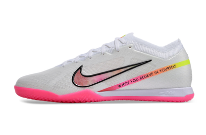 Nike Mercurial Air Zoom Vapor 15 Elite Futsal - Branco Rosa