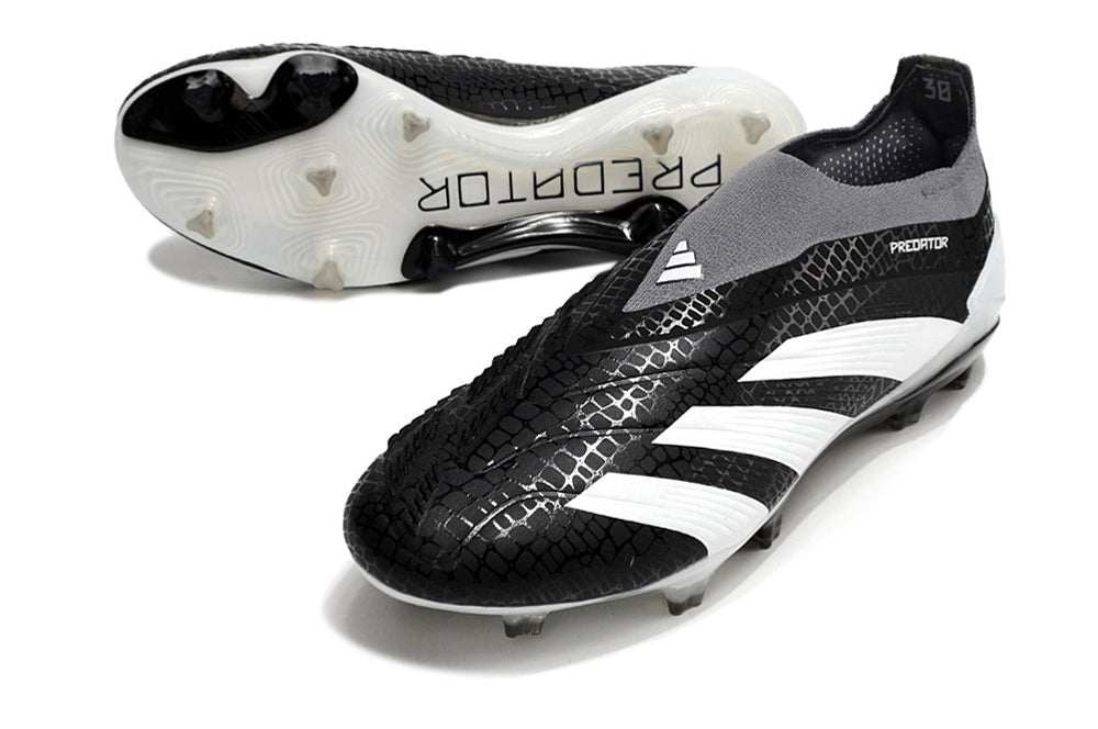 Adidas Predator Elite + FG - Preto Branco