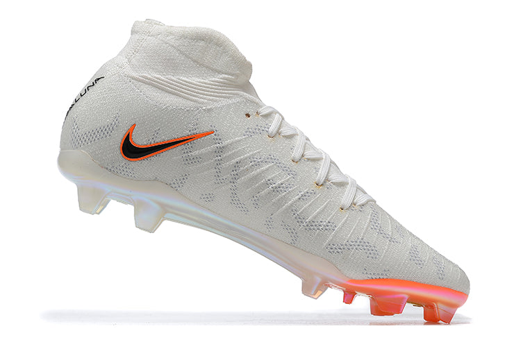 Nike Feminina Phantom Luna Elite FG - Branco Laranja