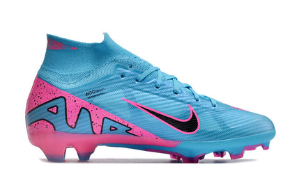 Nike Feminina Air Zoom Superfly 9 FG Elite - Azul Rosa