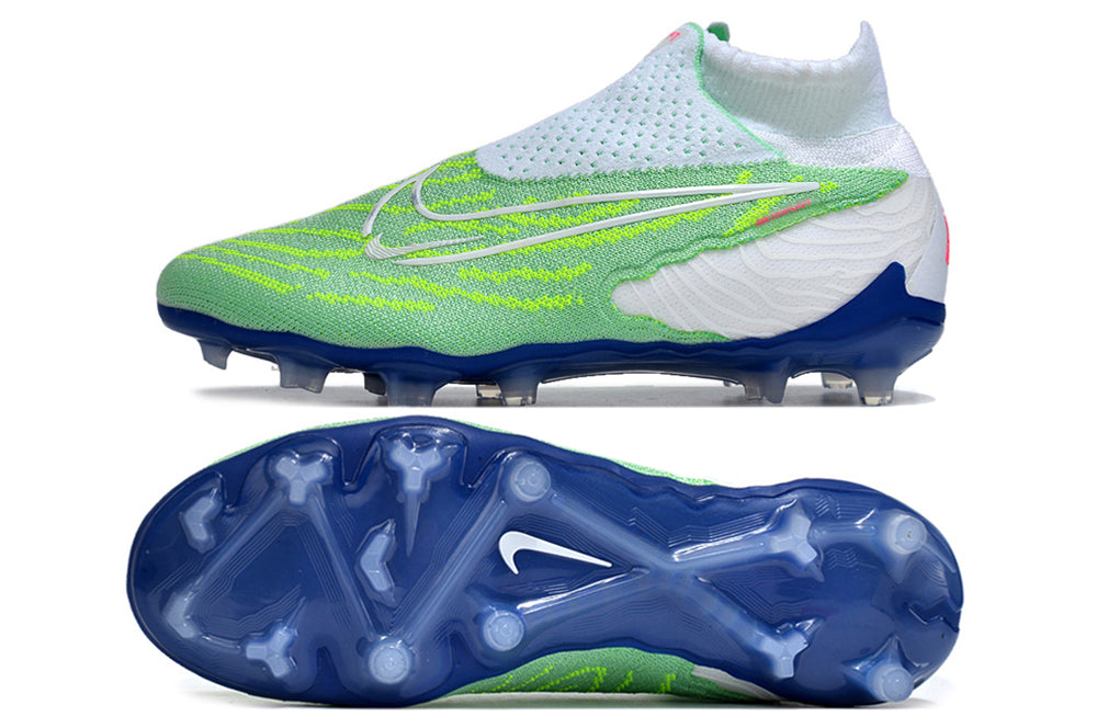 Nike Feminina Phantom GX Elite DF FG - Verde Azul