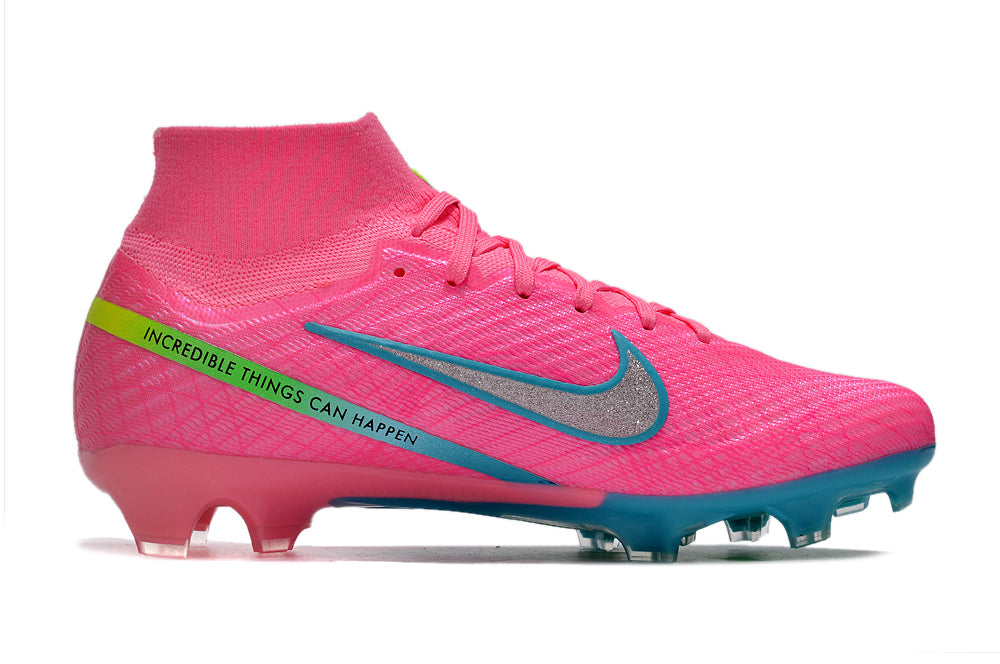 Nike Feminina Air Zoom Superfly 9 FG Elite - Rosa Azul