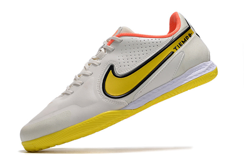 Nike Tiempo Legend 9 Pro Futsal - Branco Amarelo