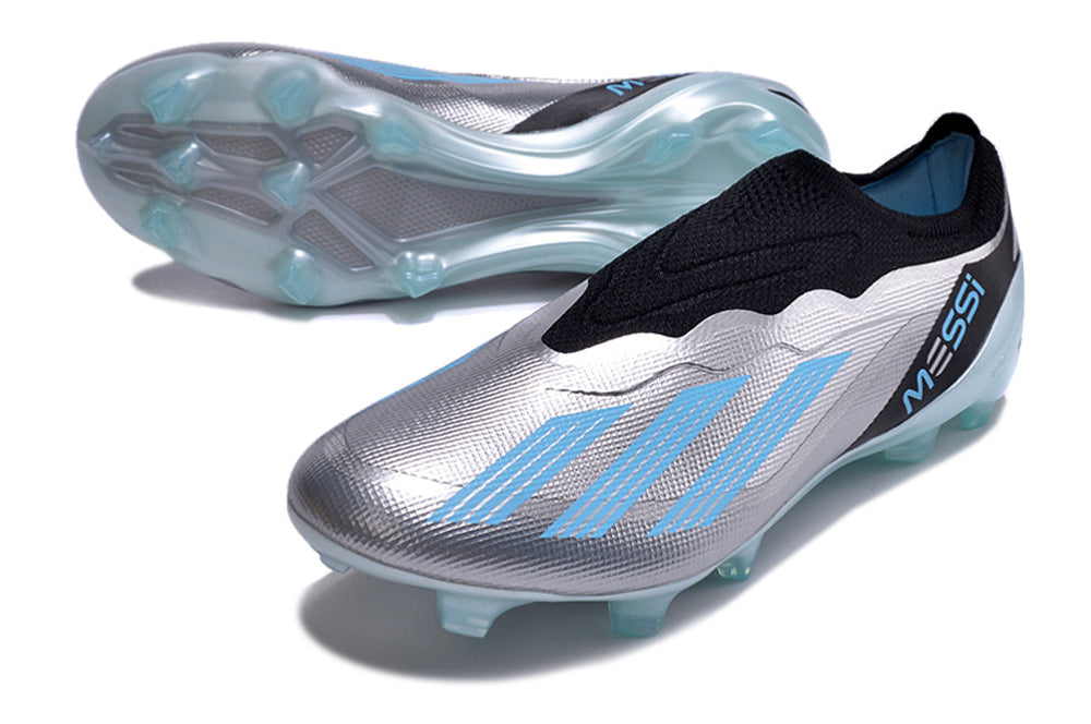 Adidas X Crazyfast .1 Laceless FG - Messi Prata