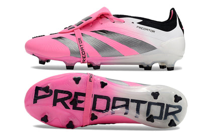 Adidas Predator Elite Tongue FG - Branco Rosa