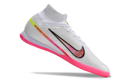 Nike Air Zoom Mercurial Superfly 9 Elite Futsal - Branco Rosa