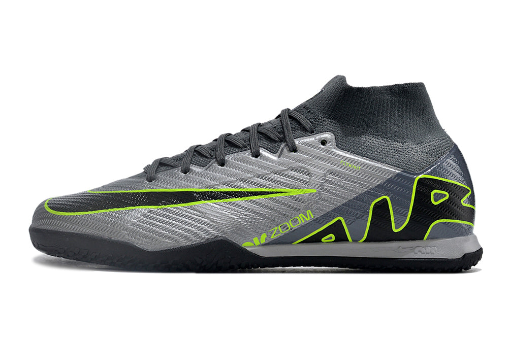 Nike Air Zoom Mercurial Superfly 9 Elite Futsal - Cinza