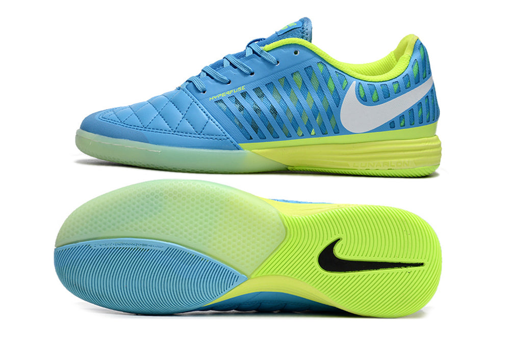 Nike Feminina Lunar Gato II Futsal - Azul/verde