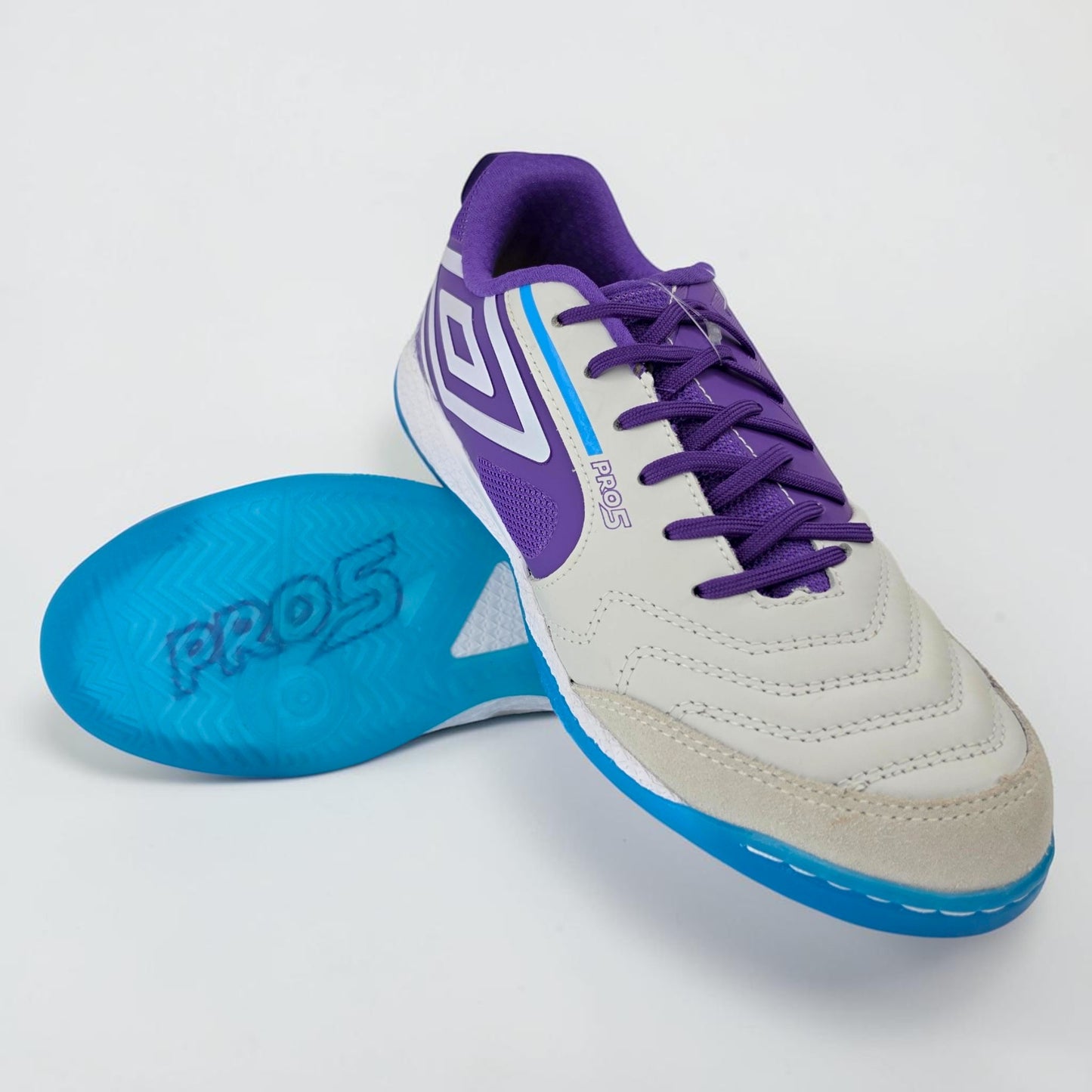 Umbro Pro 5 Bump Futsal - Gris/Morado/Azul